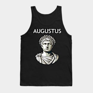 Augustus First Emperor of Rome Ancient Roman History Tank Top